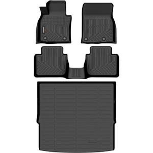 Binmotor-Floor Mats and Cargo Liner Set for Mazda CX50 2023-2026(Only Fuel Version), All Weather Car Floor Mat for Mazda CX 50 Accessories, Mats TPE Car Liners for CX-50 Trunk Liner