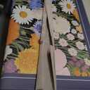 Premium Floral Mahjong Mat & Non-Slip Base - Long Box Packaging for Wrinkle, Ideal Mahjong Table Cover for Game Nights, Gift for Women and Board Game Enthusiasts (31.5x31.5 Inches)