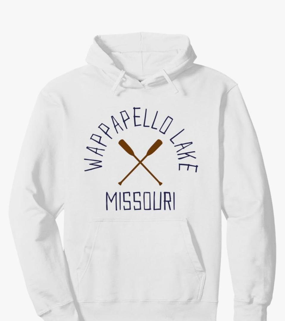 Lake of the Ozarks Missouri Outdoors Vintage Pullover Hoodie L
