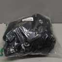 PJYuCien Dog Playpen Mesh Top Cover, Fits 36 Inch 4 Panels Regular Square Plastic Exercise Pet Pen, Adhesive Tape Connections, Black paw (Note: Cover Only, Fence Not Included)