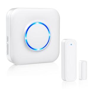 Door Chime, Satisure Wireless Door Open Contact Sensor Alarm Chime with 600 FT Range 58 Chimes 5 Volume Levels LED Indicators, Door Ringer Alert for Business/Store/Home/Office When Entering