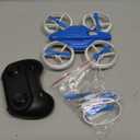 Drones for Kids With Cool Light, Kids Drone with 3D Flip, Altitude-Hold, Self-Rotation, Headless Mode, 3 Speed Modes, One-Click Take-off/Landing, Mini Drone for Christmas, Beginners, Indoor (Blue)