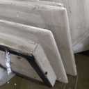 Hathaway Montecito 8ft Pool Table for Game Room  Billiard Table with Poly-Coated Non-Slate Playfield, Drop Pockets, Leg Levelers  Includes Cues, Pool Balls, Chalk, Triangle, Brush  Driftwood Finish