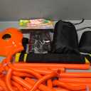 Agility Ladder Speed Training Equipment Set-20ft Agility Ladder,12 Soccer Cones,4 Hurdles, Jump Rope, Running Parachute, Basketball Football Soccer Training Equipment for Kids, Youth, Adults