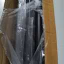 Metty Metal 2-Step Hand Rails for Outdoor Steps with Black Balusters