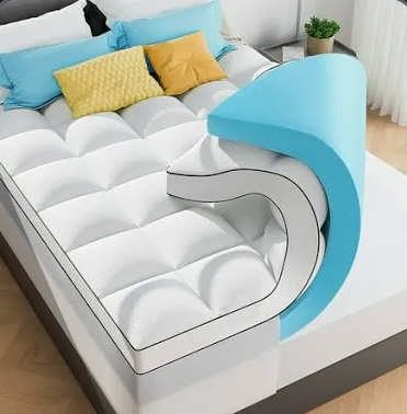 Dual Layer Memory Foam Mattress Topper - AprLeaf 3 Inch Pillow Top Mattress Topper, 2 Inch Cooling Gel Memory Foam and 1 Inch Pillow-Top Cover for Medium Support Relief Back Pain (Twin, White)