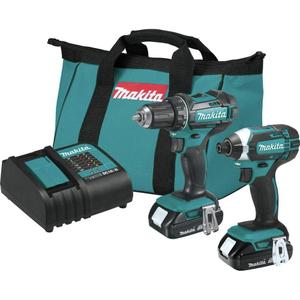 Makita CT225SYX 18V LXT Lithium-Ion Compact Cordless 2-Pc. Combo Kit (1.5Ah)