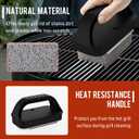 AWEASROY Griddle Cleaning Kit for Blackstone, Flat Top Grill Cleaning Kit with Grill Stone, Griddle Scraper & Griddle Brush Easy to Remove Stain
