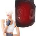 Electric Heated Wrist Brace | Left/Right Hand Compatible | for Sprains, Ligament Injuries, Sports, Parenting & Housework | Timer Function | USB Heating | Machine Washable