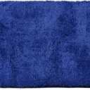 Clara Clark Bathroom Rugs, Ultra Soft Shaggy Bath Rugs - Bath Mats for Bathroom, Machine Wash, Non Slip Backing Rubber, 32 x 48 Inches, Blue Bathroom Rug Set