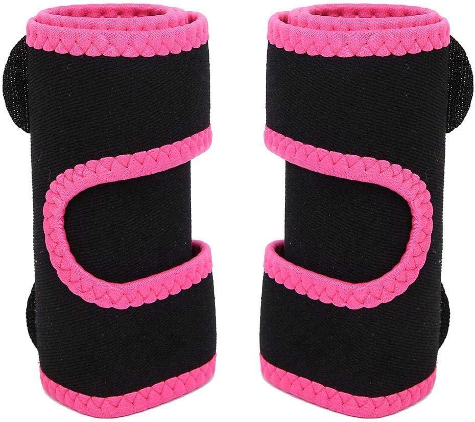 ZJchao Arm Trimmers Pair Slimmer Wraps, Men & Women Upper Arm Shaper Neoprene Gym Exercise Compression Bands Fast Fat Burning (red)