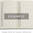 Rubedo (Cockerell Marbled Paper) Mini 12-Month Verso Hardback Day Planner 2025 (Elastic Band Closure)