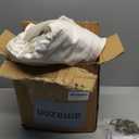 Triple Pinch Pleated Beige White Velvet Curtains 102 inch Long Living Room Darkening Thermal Insulated Luxury Modern Elegant Extra Long Pinch Pleat Drapes Heavy Thick Ivory Velvet Curtain for Bedroom