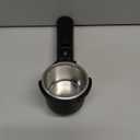 Coffee Machine Portafilter Handle, 51mm Replacement Bracket, Black and Silver