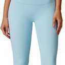 2 Piece Workout Sets for Women High Waisted Seamless Butt Lifting Leggings Gym Yoga Outfit Stretchy Sports Bra Set (Blue, S)