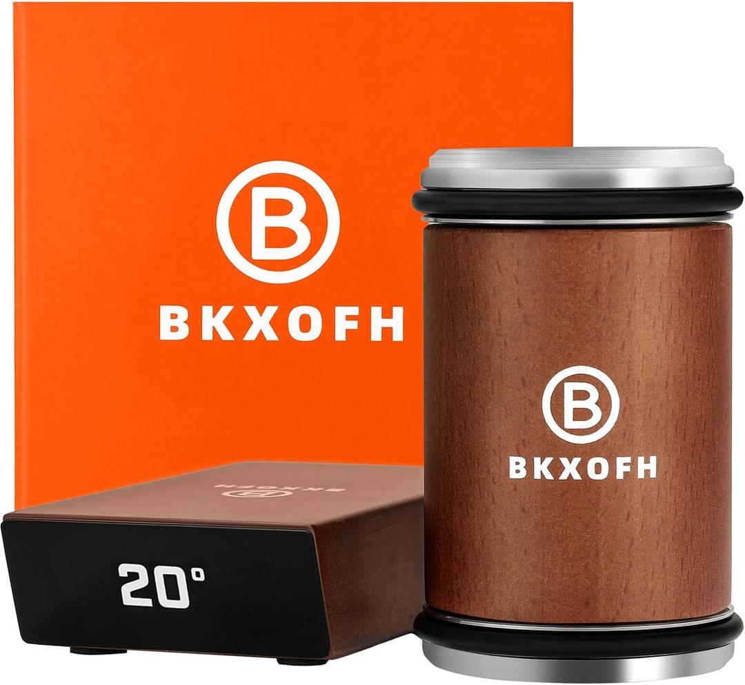 Rolling Knife Sharpener Kit, Knife Sharpener Roller, Magnetic Knives Sharpen with Removable Diamonds and Ceramic, Roller Sharpening Tool for Kitchen Knives with 15 & 20 Degree Magnetic Angle, Walnut