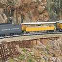 Bachmann Trains - Durango & Silverton Ready To Run Electric Train Set - HO Scale, Yellow