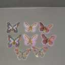 FINGERINSPIRE 8 PCS Sequin Butterfly Embroidery Patch 4 Styles Iron on/Sew on Butterfly Applique Patches Butterflies Shape Cloth Patches for Dresses Bags Clothes Costume Decoration Embellishments