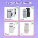 Premium Cat Litter Refill Bags, 28 ft  8-Pack  Fits Most Genie-Style Cat Litter Disposal Systems (Standard, Plus, XL)  Up to 8 Months for Single-Homes (Black)