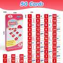 Kasfalci Subtraction Dominoes Set,Math Manipulatives Games for Kids,Counting Toys,Learning Games,Preschool Learning Activities,Homeschool Supplies,Kindergarten Classroom Must Haves,1st 2nd 3rd Grade