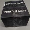 2 x Rubber Gym Grips for Weight Lifting Workout Grip for Men Women, One Size
