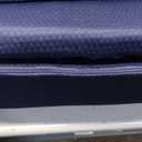 Bedluxe Adjustable 4pcs Bed Wedge Pillow Set, Memory Foam Wedges Pillow Post Surgery for Back, Neck, Leg Pain Relief, Pillows Wedge for Sleeping, Sitting up in Bed, Acid Reflux and GERD, Navy Blue (Adjustable 9&12 Inch + 2 Head Pillow)