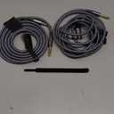 Elebase 1/4 Inch TRS Instrument Guitar Cable 10ft 2Pack,Straight 6.35mm Guitar Bass AMP Cord,Quarter Inch 6.3mm Male Jack Stereo Audio Balanced Line for Electric Guitar,Bass,Keyboard,Amplifier,Speaker (Grey)