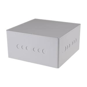 Junction Box 12" x 12" x 6" Dustproof PVC Plastic Electrical Boxes with Pre Molded 3/4" & 1" Punch in Holes Electrical Boxes Project Junction Conduit Box for Electrical Outdoor Enclosure