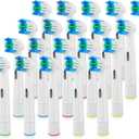 20 PCS Replacement Toothbrush Heads Compatible with Oral B Braun Electric Toothbrush Pro 1000/9000/ 5000/3000/8000