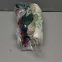 Personalized Christmas Stockings with Wooden Name Tags, 4 Pack 18 Inches Large Size Knitted Xmas Hanging Stocking for Fireplace, Family Holiday Party Decorations (Style2)