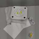 WhitePoplar Rechargeable Motion Sensor Closet Light, Rechargeable Battery Operated Ceiling Light Wireless, 500LM Wireless Motion Activated Light for Shower Stairs Hallway Pantry Porch Garage, 5000K