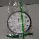 Indoor Outdoor Thermometer Hygrometer, Lirches Outdoor Thermometer Large Numbers, Decorative Outdoor Thermometers for Patio, No Battery Needed Wall Thermometer Round 10" in Diameter