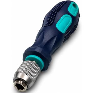 1/4" Bit Driver Handle, 1/4 inch Hex Quick Release Bit Handle,6.35mm Hex Screwdriver Bit Holder with Non-slip Handle