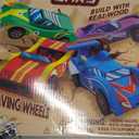 Klever Kits 4 DIY Wooden Race Cars-Build & Paint Your Own Wood Craft Kit, 4 Race Cars Toy, Easy to Assemble Arts Crafts Kit, Birthday Party Presents for Kids Boys and Girls