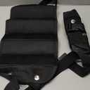 2 Pack Airplane Foot Hammock, Portable Travel Feet Rest Leg Relief, Ergonomic Hanging Sling for Long Flight,Car, Office Home, Comfort Support Travel Essentials, Black