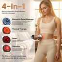 Lymphatic Drainage Massager,Anti-Cellulite Massager for Body,Reduce Stretch Marks & Cellulite,Handheld Massage Tools,for Legs,Arms & Belly, Body Sculpting Machine with Heat & Vibration