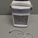 Portable Air Conditioner, 3 Speeds Personal Evaporative Air Cooler with 2/4H Timer, 450ml Rechargeable Mini Air Conditioner, Quiet Portable AC Unit Fan for Office Desk Home Bedroom Camping Car