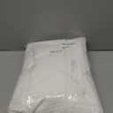 N&Y HOME Extra Long Waffle Weave Shower Curtain with Snap-in Fabric Liner Set, 12 White Hooks Included - 71" x 84", Hotel Style & Mesh Top, Machine Washable & Water-Repellent - 71x84, White