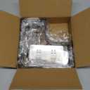 Adhesive Shower Caddy, 2 Pack Corner Bath Organizer, Rustproof Stainless Steel Shower Shelves with Large Capacity, No Drilling Shelves for Bathroom Storage, Home, Kitchen Décor (Black)