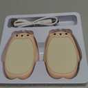 SWEETFULL Hand Warmers Rechargeable  Cute Bear, 2 Pack Magnetic Hot Hands, Reusable Electric Pocket Heater, Great Gift for Daughter, Kids, Wife, or Bestie, Portable for Outdoor & Camping (Pink)