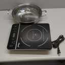 Rosewill Induction Cooker 1800 Watt, Induction Cooktop, Electric Burner with Stainless Steel Pot 10" 3.5 QT 18-8, RHAI-13001