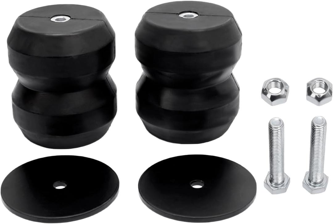 Gmrck15s Bump Stops Rear Suspension reinforcement Rubber Helper Spring Kit for 1999-2021 Silverado 1500 & Sierra 1500 Truck 2WD 4WD Off-Road Jounce Bumper