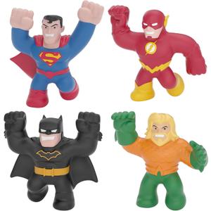 Heroes of Goo Jit Zu Licensed DC - 4 Pack - Aquaman, Batman, Superman and The Flash