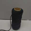 3mm Premium Polyester Macrame Cord 2 Skein (2x147 Yards) 100% Polypropylene Premium Macrame Rope,Yarn Crochet Macrame Bag Craft for Wall Hangers, Bags, Bottom Plates, Carpets(Black)