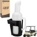 10L0L Universal Golf Cart Sand Bottle with Holder for Yamaha, EZGO, Club Car, Divot Filler Sand Seed Container Dispenser - 1 Pack
