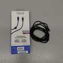 6 Foot Braided Sync & Charge Cable For Lightning to USB C Metal Housing