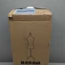 FDW Manikin 60”-67”Height Adjustable Female Dress Model Display Torso Body Tripod Stand Clothing Forms (Beige, 60-67 Inches)