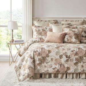 Austin Horn Classics Beauty Solid Linen Euro Sham 26" x 26" Decorative Pillow Cover with Self Flange & Ruffled Corners Zipper Closure, No Insert, Linen Fabric