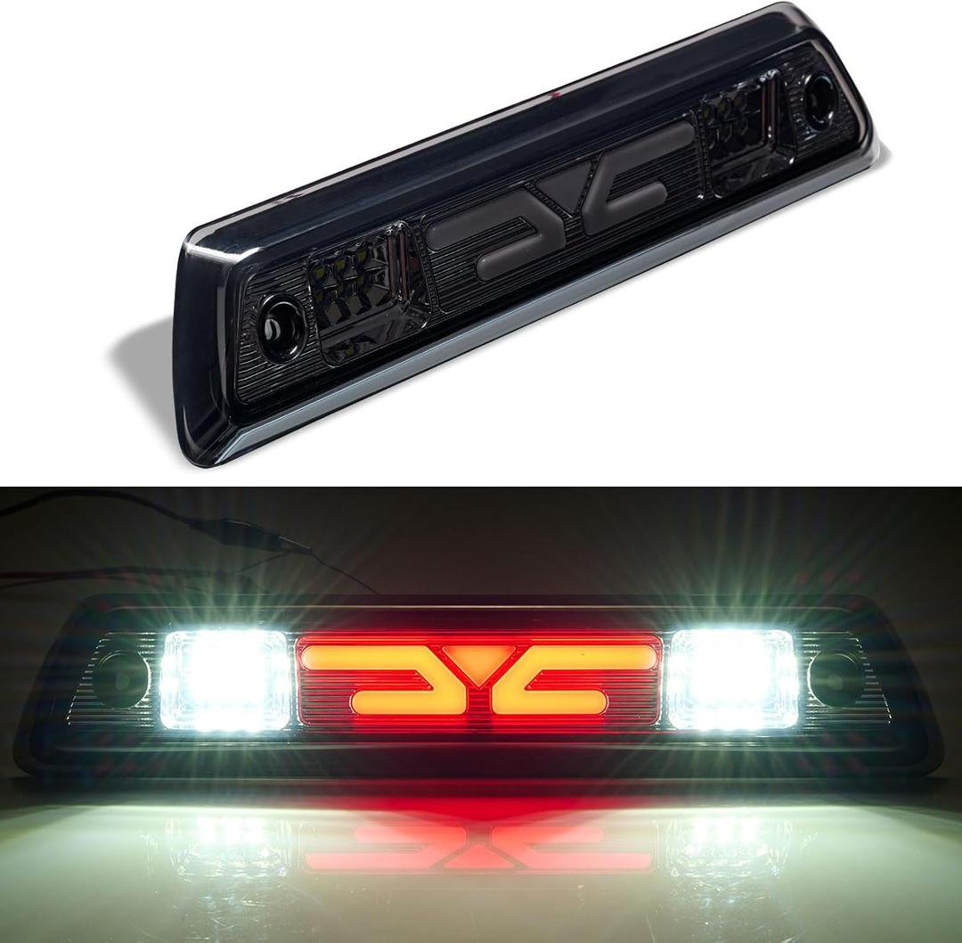 Third 3rd Brake Light, LED High Mount Stop Light for 2009-2014 Ford F150, 10-14 Lincoln Mark LT, Rear Center Cab Roof Tail Cargo Lamp, DOES NOT FIT SVT Raptor & Models with Hill Descent Control