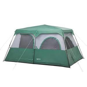 Amazon Basics 10-Person Instant Camping Tent, Green